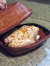Raw Chicken with Orange Zest